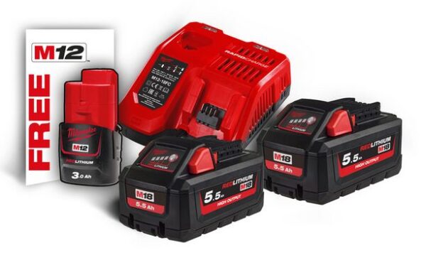 Akku-Starterset 18V M18HNRG-552 Milwaukee