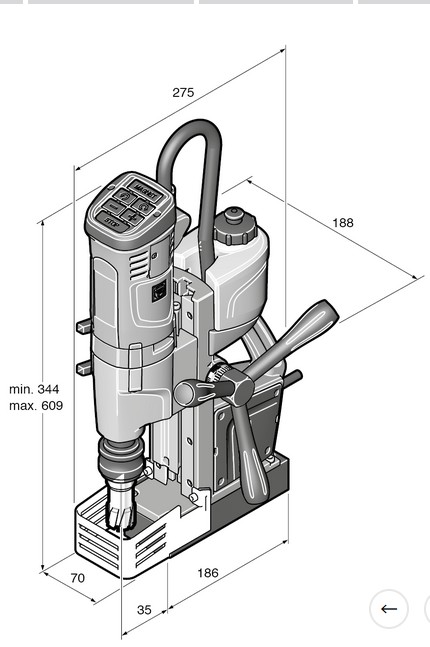 Magnetkernbohrmaschine KBU 35-2 Q Fein – Bild 3